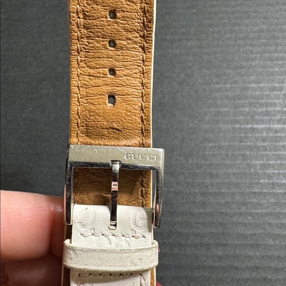 Gucci Silver, White, Mother of Pearl Chronograph Watch - Picture 7 of 7